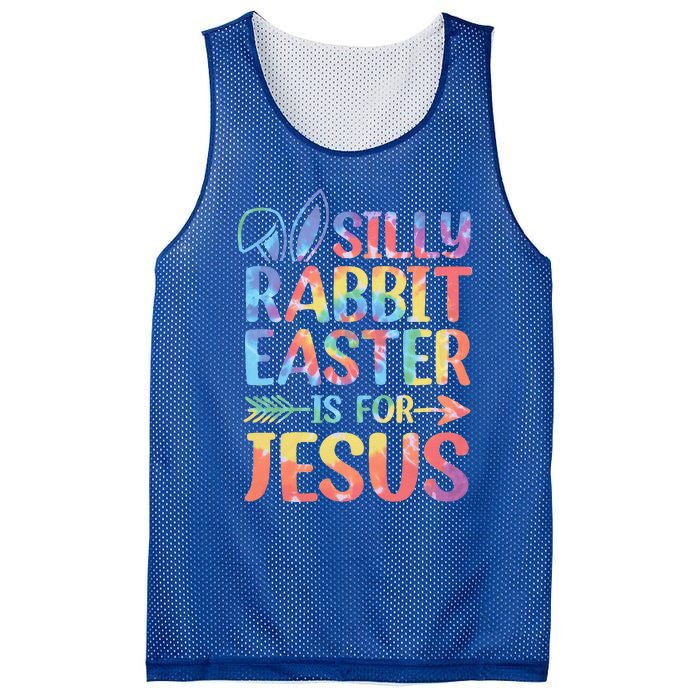 Silly Rabbit Easter Is For Jesus Religious Christian Faith Mesh Reversible Basketball Jersey Tank