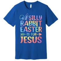 Silly Rabbit Easter Is For Jesus Religious Christian Faith Premium T-Shirt