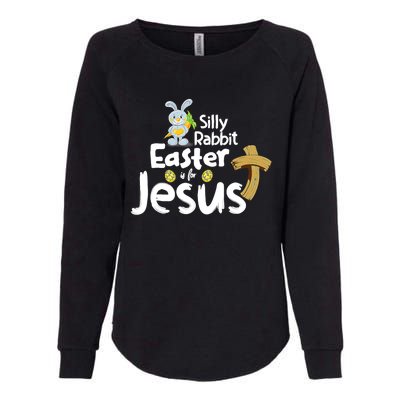 Silly Rabbit Easter is for Jesus Boy Girl Womens California Wash Sweatshirt