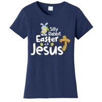 Silly Rabbit Easter is for Jesus Boy Girl Women's T-Shirt