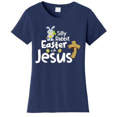 Silly Rabbit Easter is for Jesus Boy Girl Women's T-Shirt