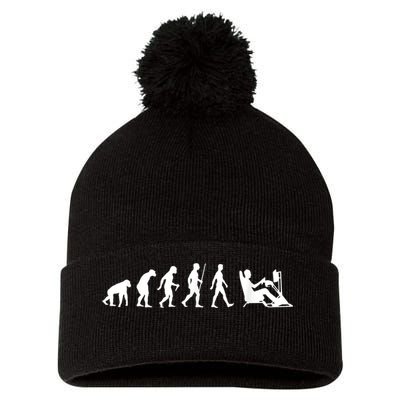 Sim Racing Evolution Sim Racer Pom Pom 12in Knit Beanie
