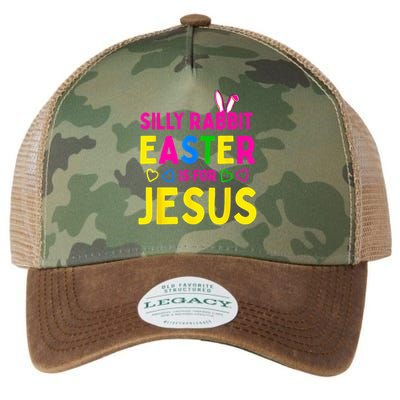 Silly Rabbit Easter Is For Jesus Christian Legacy Tie Dye Trucker Hat