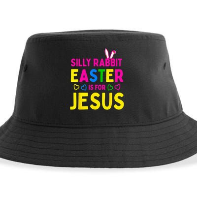 Silly Rabbit Easter Is For Jesus Christian Sustainable Bucket Hat