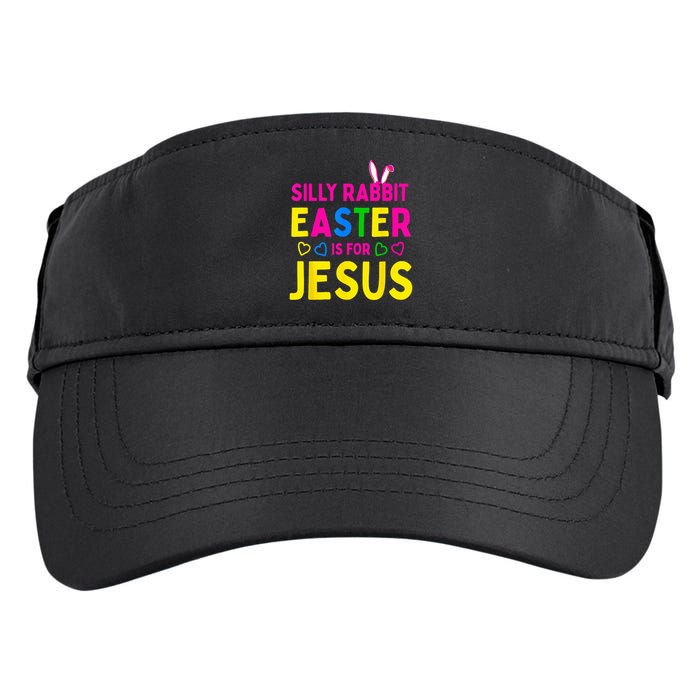 Silly Rabbit Easter Is For Jesus Christian Adult Drive Performance Visor