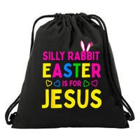 Silly Rabbit Easter Is For Jesus Christian Drawstring Bag