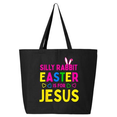 Silly Rabbit Easter Is For Jesus Christian 25L Jumbo Tote