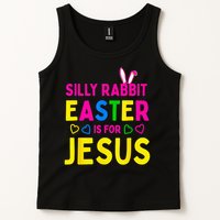 Silly Rabbit Easter Is For Jesus Christian Tank Top