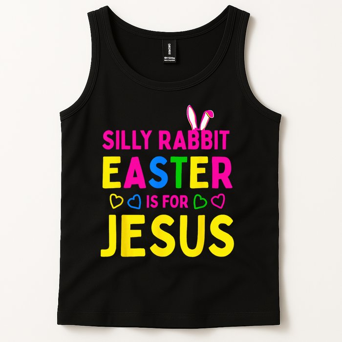 Silly Rabbit Easter Is For Jesus Christian Tank Top
