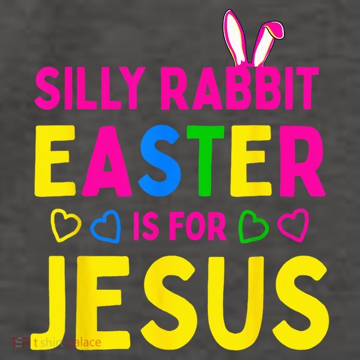 Silly Rabbit Easter Is For Jesus Christian Vector Backpack
