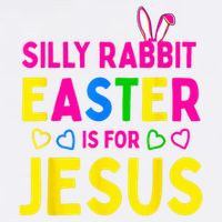 Silly Rabbit Easter Is For Jesus Christian Garment-Dyed Sweatshirt