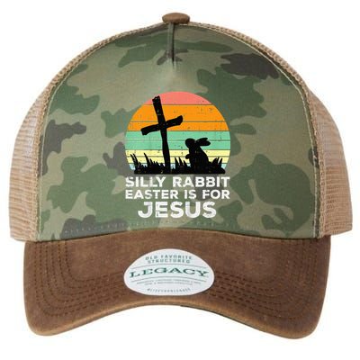 Silly Rabbit Easter Is For Jesus Christians Legacy Tie Dye Trucker Hat