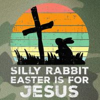 Silly Rabbit Easter Is For Jesus Christians Legacy Tie Dye Trucker Hat