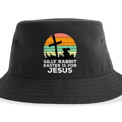 Silly Rabbit Easter Is For Jesus Christians Sustainable Bucket Hat