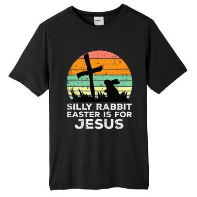 Silly Rabbit Easter Is For Jesus Christians Tall Fusion ChromaSoft Performance T-Shirt