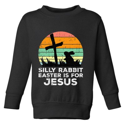 Silly Rabbit Easter Is For Jesus Christians Toddler Sweatshirt