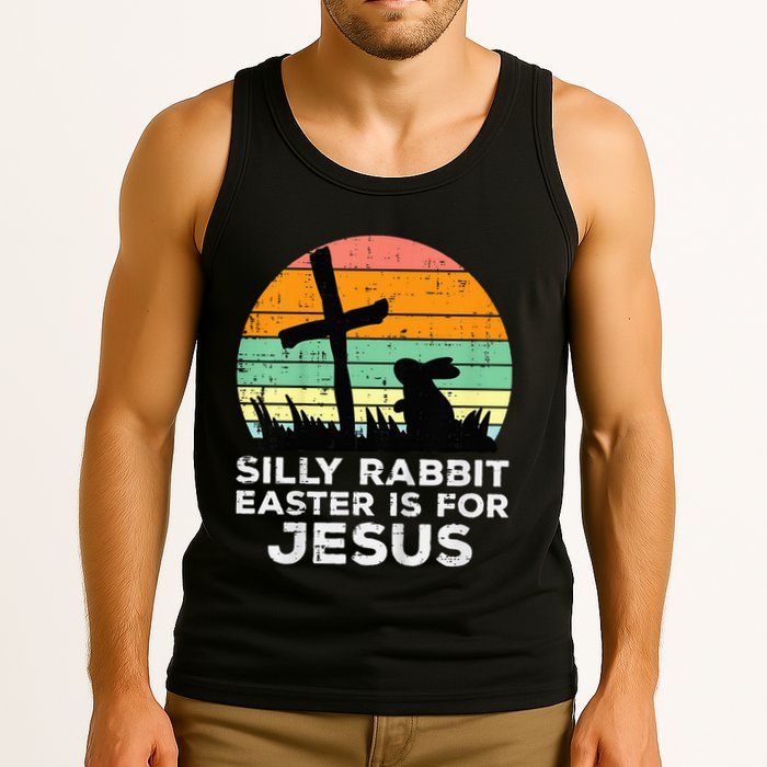 Silly Rabbit Easter Is For Jesus Christians Tank Top