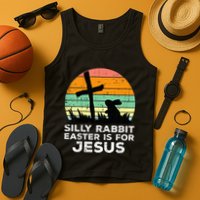 Silly Rabbit Easter Is For Jesus Christians Tank Top