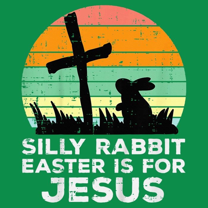 Silly Rabbit Easter Is For Jesus Christians Hoodie