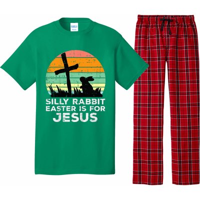 Silly Rabbit Easter Is For Jesus Christians Pajama Set