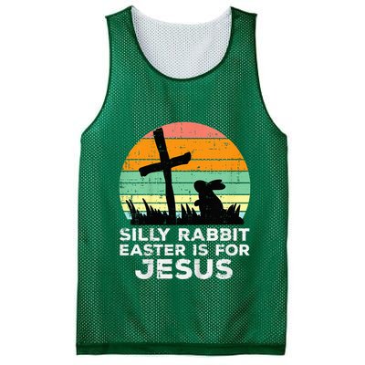 Silly Rabbit Easter Is For Jesus Christians Mesh Reversible Basketball Jersey Tank