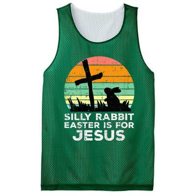 Silly Rabbit Easter Is For Jesus Christians Mesh Reversible Basketball Jersey Tank