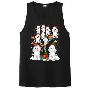 Santa Reindeer Elf Poodles On Christmas Tree Matching Owner Gift PosiCharge Competitor Tank