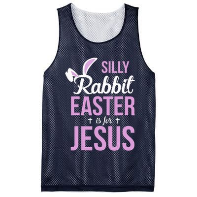 Silly Rabbit Easter Is For Jesus Mesh Reversible Basketball Jersey Tank