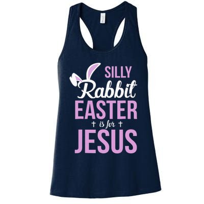 Silly Rabbit Easter Is For Jesus Womens Tank Top
