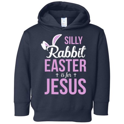 Silly Rabbit Easter Is For Jesus Toddler Hoodie