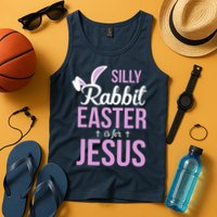 Silly Rabbit Easter Is For Jesus Tank Top