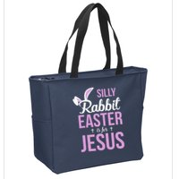 Silly Rabbit Easter Is For Jesus Zip Tote Bag