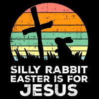 Silly Rabbit Easter Is For Jesus Christians  Flatbill Hat