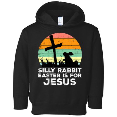 Silly Rabbit Easter Is For Jesus Christians  Toddler Hoodie