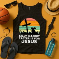 Silly Rabbit Easter Is For Jesus Christians  Tank Top