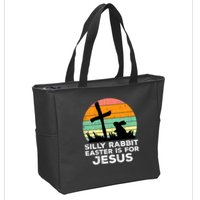 Silly Rabbit Easter Is For Jesus Christians  Zip Tote Bag