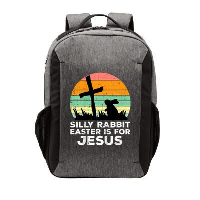 Silly Rabbit Easter Is For Jesus Christians  Vector Backpack