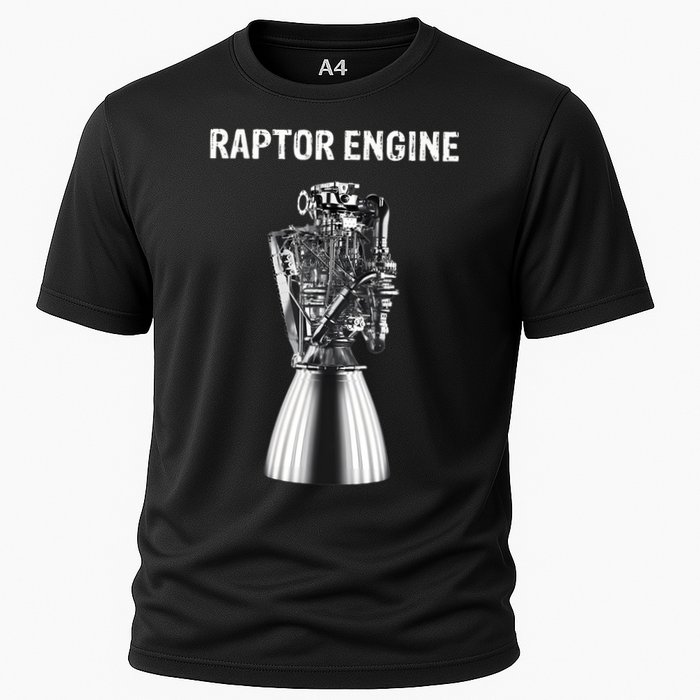 Starship Raptor Engine For Space Explorer & Rocket Scientist Performance Shirt
