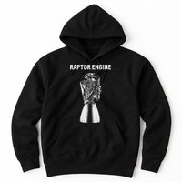 Starship Raptor Engine For Space Explorer & Rocket Scientist Hoodie