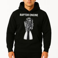 Starship Raptor Engine For Space Explorer & Rocket Scientist Hoodie