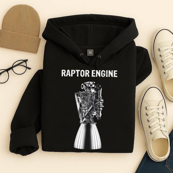 Starship Raptor Engine For Space Explorer & Rocket Scientist Hoodie