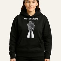 Starship Raptor Engine For Space Explorer & Rocket Scientist Hoodie