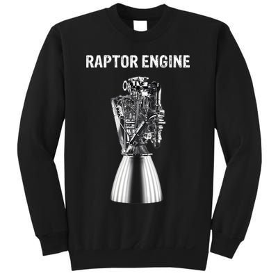 Starship Raptor Engine For Space Explorer & Rocket Scientist Sweatshirt