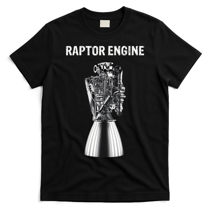 Starship Raptor Engine For Space Explorer & Rocket Scientist T-Shirt