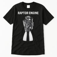 Starship Raptor Engine For Space Explorer & Rocket Scientist Tall T-Shirt