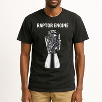 Starship Raptor Engine For Space Explorer & Rocket Scientist Tall T-Shirt
