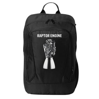 Starship Raptor Engine For Space Explorer & Rocket Scientist City Backpack
