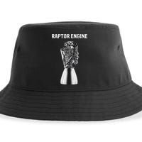 Starship Raptor Engine For Space Explorer & Rocket Scientist Sustainable Bucket Hat