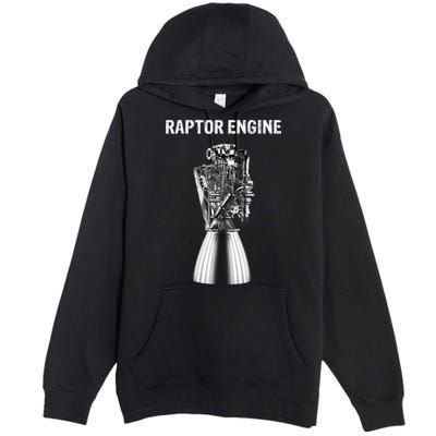 Starship Raptor Engine For Space Explorer & Rocket Scientist Premium Pullover Hoodie