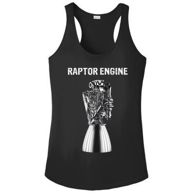 Starship Raptor Engine For Space Explorer & Rocket Scientist Ladies PosiCharge Competitor Racerback Tank